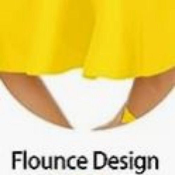 Daci Plus Size Bikini High Waisted Ruffle Two Piece Swimsuits Tummy Control - Picture 3 of 5